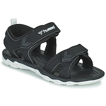 Shoes Children Outdoor sandals Hummel SANDAL SPORT JR Black