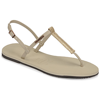 havaianas  you rio  women's sandals in beige