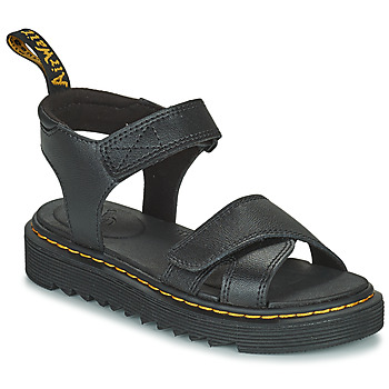 Shoes Girl Sandals Dr. Martens Vossie J Black T Lamper Black