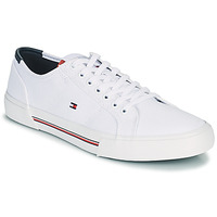 Shoes Men Low top trainers Tommy Hilfiger Core Corporate Canvas Vulc White