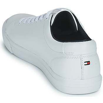 Tommy Hilfiger Corporate Logo Leather Vulc White