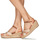Shoes Women Sandals Tommy Hilfiger Tommy Webbing Low Wedge Sandal Beige