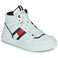 Shoes Boy Hi top trainers Tommy Hilfiger TIPI White