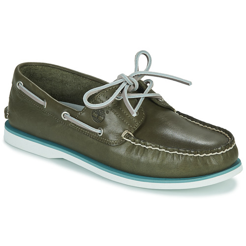 Shoes Men Boat shoes Timberland 2 Eye Boat leather Kaki