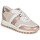 Shoes Women Low top trainers Geox D TABELYA A Beige / Pink