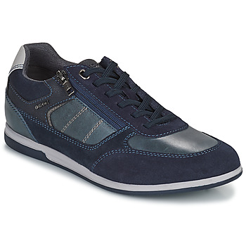 Geox  U RENAN A  men's Shoes (Trainers) in Marine