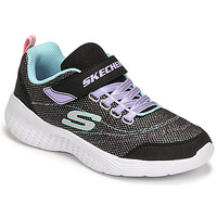 Shoes Girl Low top trainers Skechers SNAP SPRINTS Black / Blue / Purple