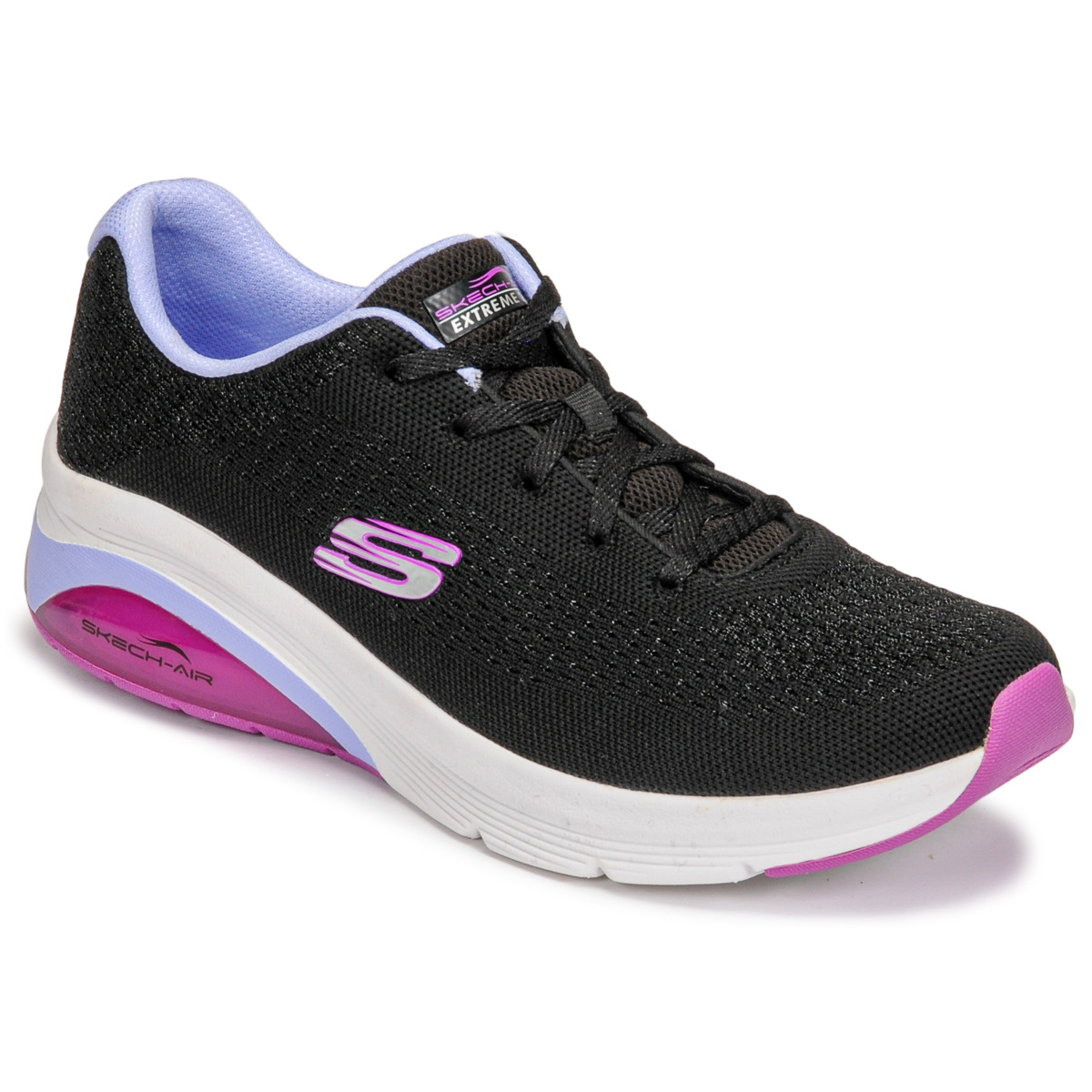 Shoes Women Low top trainers Skechers SKECH-AIR EXTREME 2.0 Black / Purple