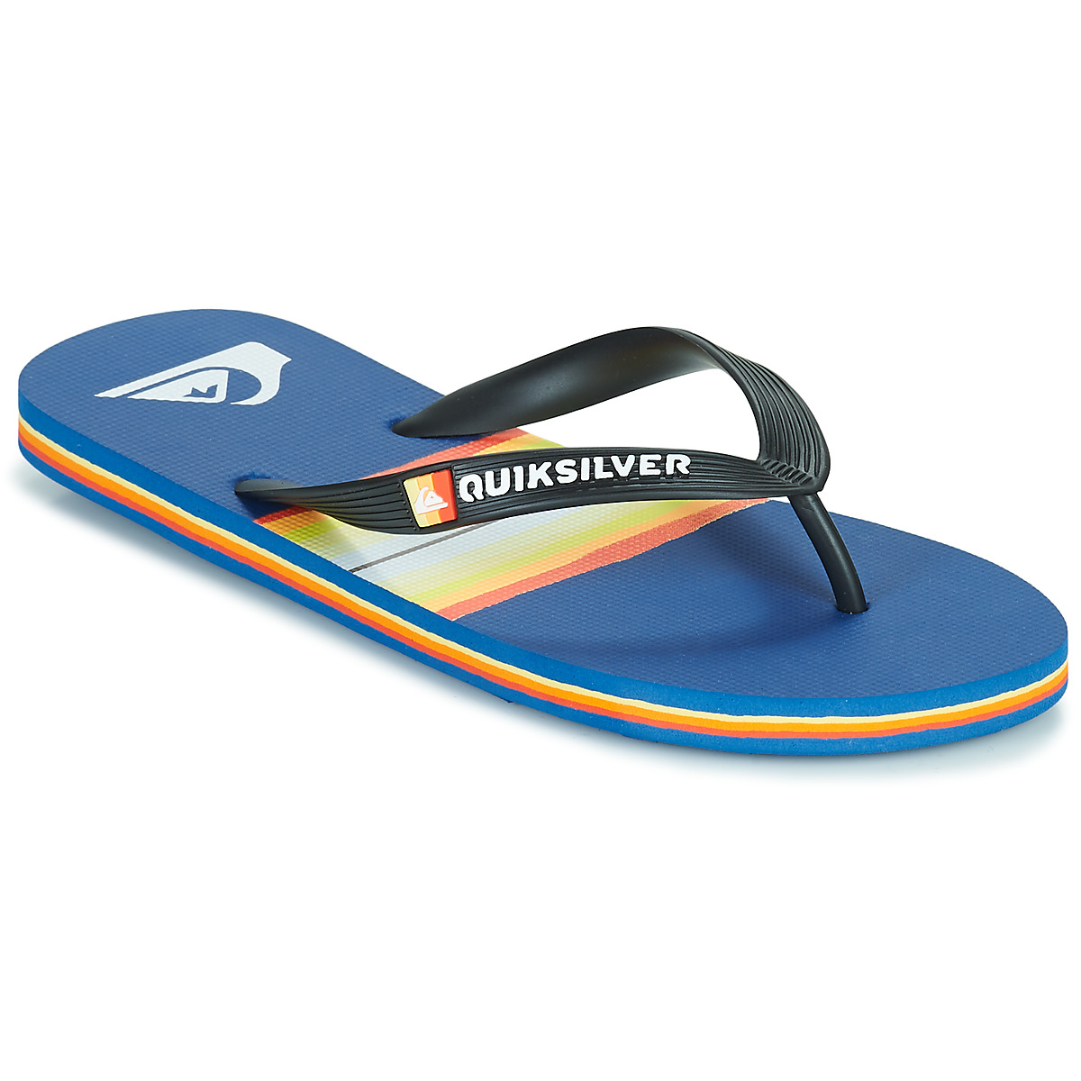 quiksilver  molokai resin tint  men's flip flops / sandals (shoes) in blue