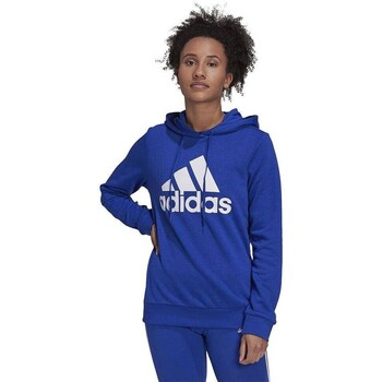 Clothing Women Sweaters adidas Originals Essentials Relaxed Logo Hoodie Blue