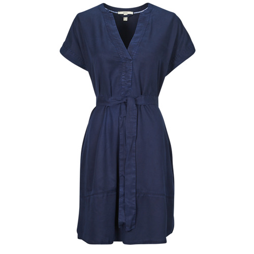 Clothing Women Short Dresses Esprit tencel belt drs Blue