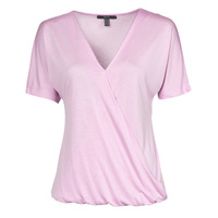 Clothing Women Short-sleeved t-shirts Esprit CLT wrap tshirt Lilac