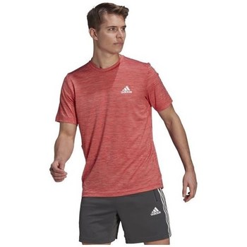 Clothing Men Short-sleeved t-shirts adidas Originals Aeroready Designed TO Move Red