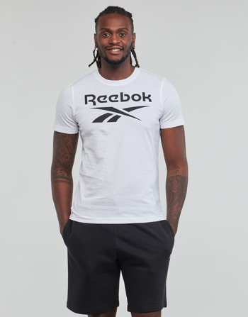 Clothing Men Short-sleeved t-shirts Reebok Classic RI Big Logo Tee White