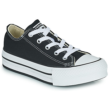 Converse  Chuck Taylor All Star EVA Lift Foundation Ox  girls's Children's Shoes (Trainers) in Black