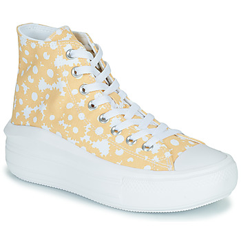 Converse  Chuck Taylor All Star Move Floral Platform Lo-Fi Craft Hi  women's Shoes (High-top Trainers) in Yellow