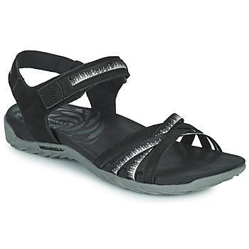 Shoes Women Outdoor sandals Merrell TERRAN 3 CUSH CROSS - BLACK Black