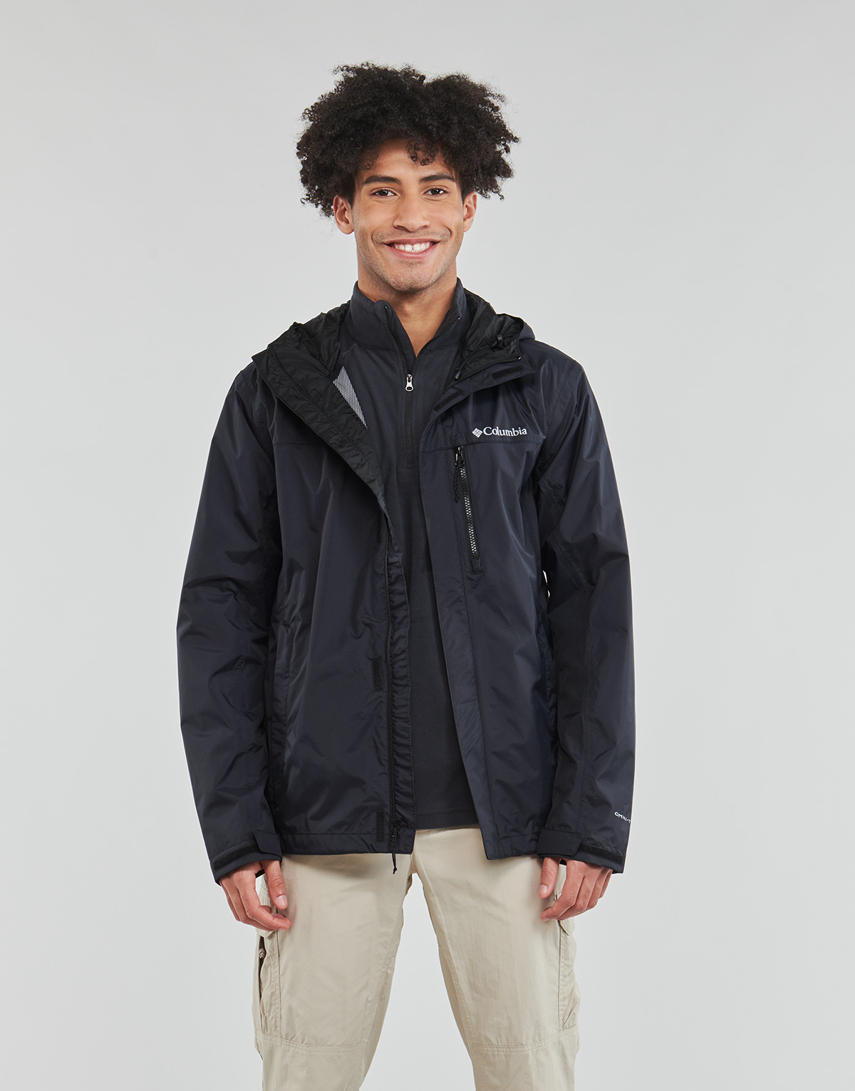 Clothing Men Jackets Columbia Pouring Adventure II Jacket Black