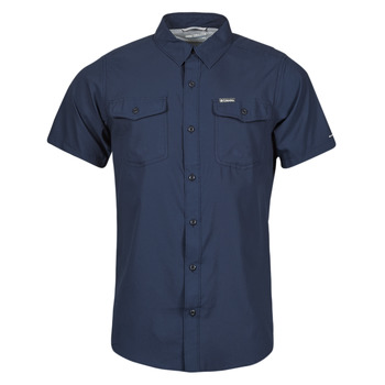Clothing Men Short-sleeved shirts Columbia Utilizer II Solid Short Sleeve Shirt Collegiate / Navy