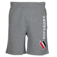 Clothing Men Shorts / Bermudas Superdry CODE SL APPLIQUE SWEATSHORT Dark / Charcoal / Marl