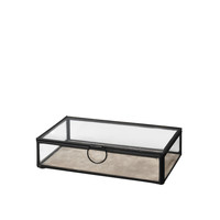 Home Baskets and boxes Broste Copenhagen JANNI Grey / Clear