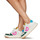 Shoes Women Low top trainers No Name BRIDGET SNEAKER White / Pink / Green