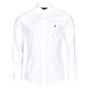 Clothing Men Long-sleeved shirts Polo Ralph Lauren ZSC11B White