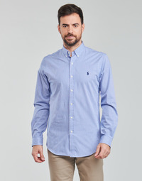 Clothing Men Long-sleeved shirts Polo Ralph Lauren ZSC11B Blue / White / Hairline