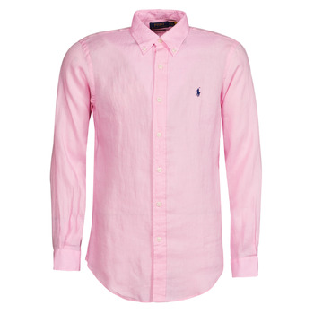 Clothing Men Long-sleeved shirts Polo Ralph Lauren Z221SC19 Pink