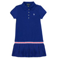 Clothing Girl Short Dresses Polo Ralph Lauren PLIOTA Blue