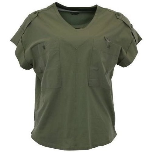 Clothing Women Short-sleeved t-shirts Aeronautica Militare TS1883DJ35939 Green