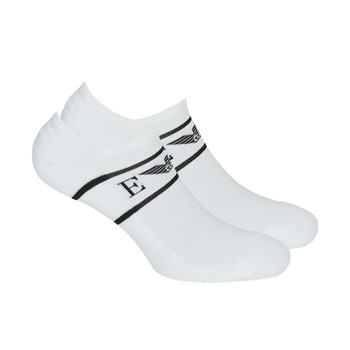 Shoe accessories Men Socks Emporio Armani 2R300-306228-00010 White / White