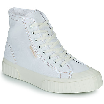 Superga  2696 STRIPE  women's Shoes (High-top Trainers) in White