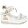 Shoes Women Sandals NeroGiardini E219045D-707 White / Gold
