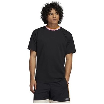 Clothing Men Short-sleeved t-shirts adidas Originals Rib Detail Black