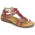 Shoes Women Sandals Kickers ANA Bordeaux / Metallic