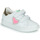 Shoes Girl Low top trainers Pablosky TOMI White / Pink
