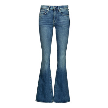 Clothing Women Bootcut jeans G-Star Raw 3301 flare Blue