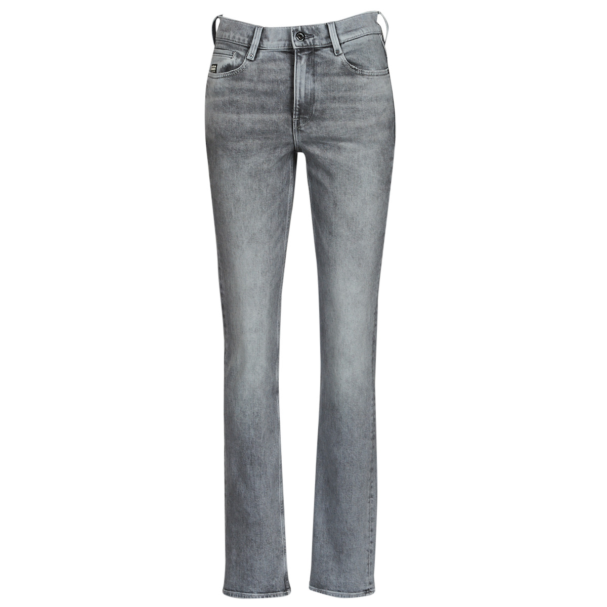 g-star raw  noxer straight  women's jeans in grey