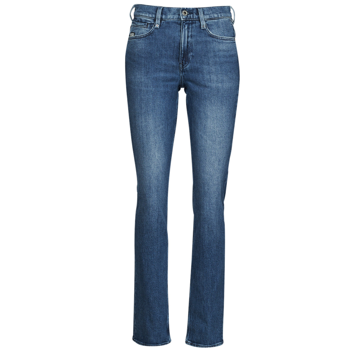 g-star raw  noxer straight  women's jeans in blue