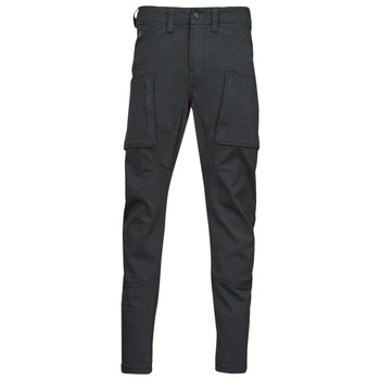Clothing Men Cargo trousers G-Star Raw Zip pkt 3d skinny cargo Grey / Dark