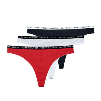 Underwear Women G-strings / Thongs Tommy Hilfiger THONG X3 Black / White / Red
