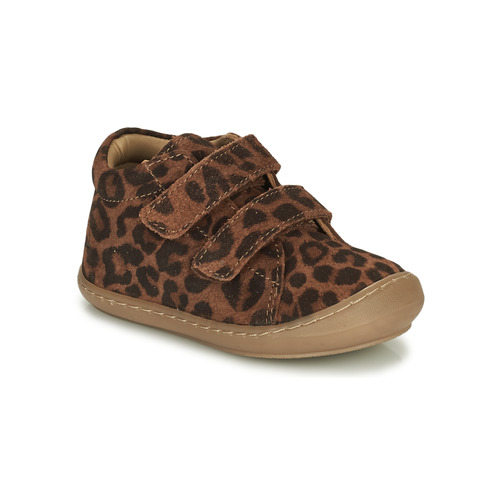 Shoes Girl Hi top trainers Citrouille et Compagnie JUKI Cognac / Leopard