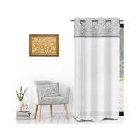 Home Sheer curtains Soleil D'Ocre VINTAGE Grey
