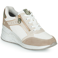 Shoes Women Hi top trainers Mustang SONA Beige / White