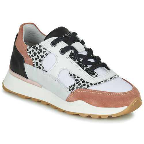 Shoes Girl Low top trainers Bullboxer AEX003E5L_SMWH White / Pink