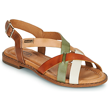 Shoes Women Sandals Pikolinos ALGAR W0X Green / Pink