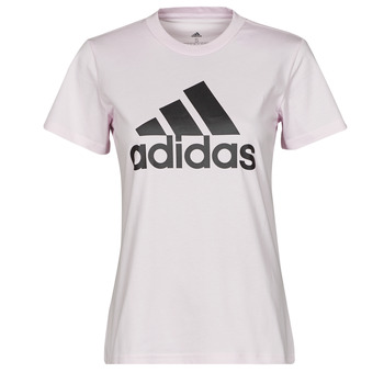 Clothing Women Short-sleeved t-shirts adidas Performance BL T-SHIRT Almost / Pink /  black