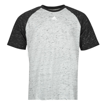 Clothing Men Short-sleeved t-shirts adidas Performance MEL T-SHIRT Medium / Grey / Heather /  black / Mix