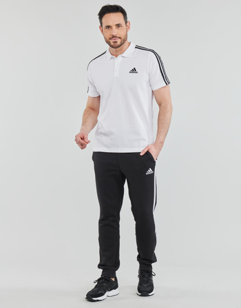 Clothing Men Tracksuit bottoms adidas Performance CUT 3 Stripes PANTS  black / White